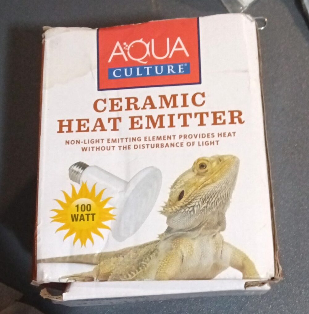 Aqua Culture 100W Ceramic Heat Emitter Reptile Lamp Bulb No Light Terrarium CHE